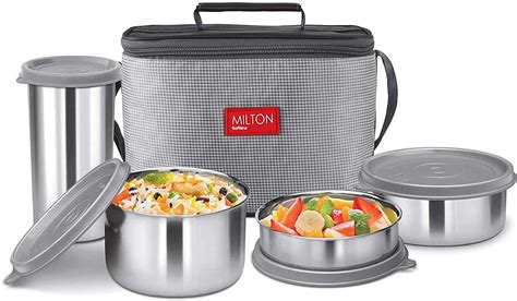 milton steel lunch box with bag|milton hot lunch box price.